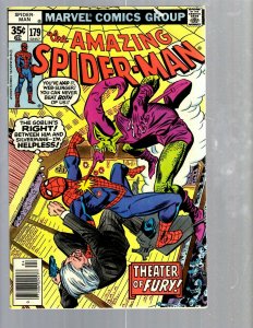 Amazing Spider-Man # 179 VF Marvel Comic Book MJ Vulture Goblin Scorpion TJ1
