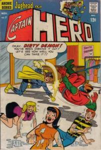 Jughead as Captain Hero #7, Fine- (Stock photo)