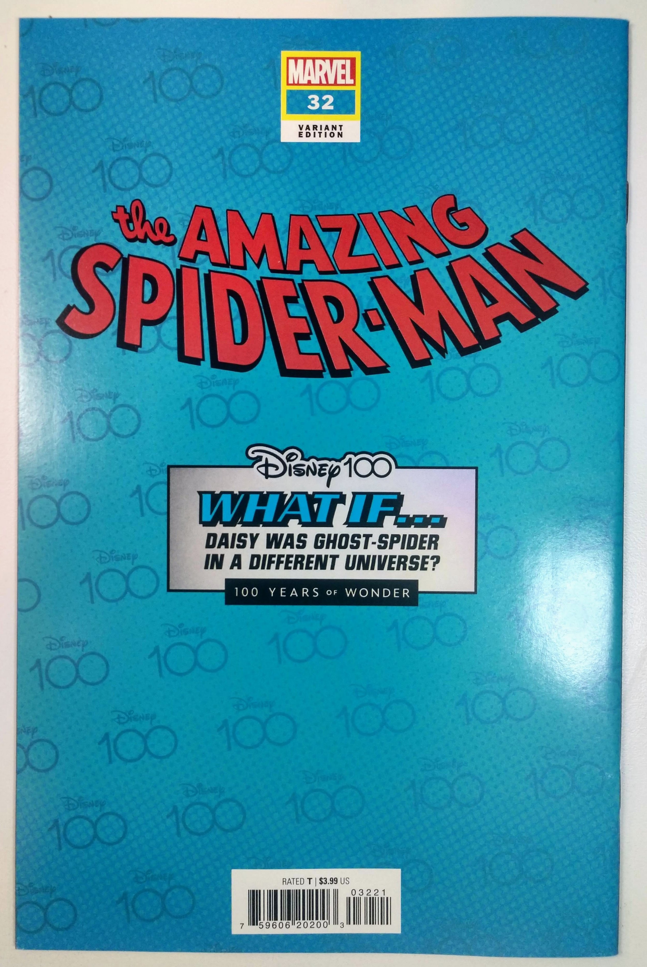 The Amazing Spider Man 32 2023 30th Anniversary Disney Variant Comic Books Modern Age