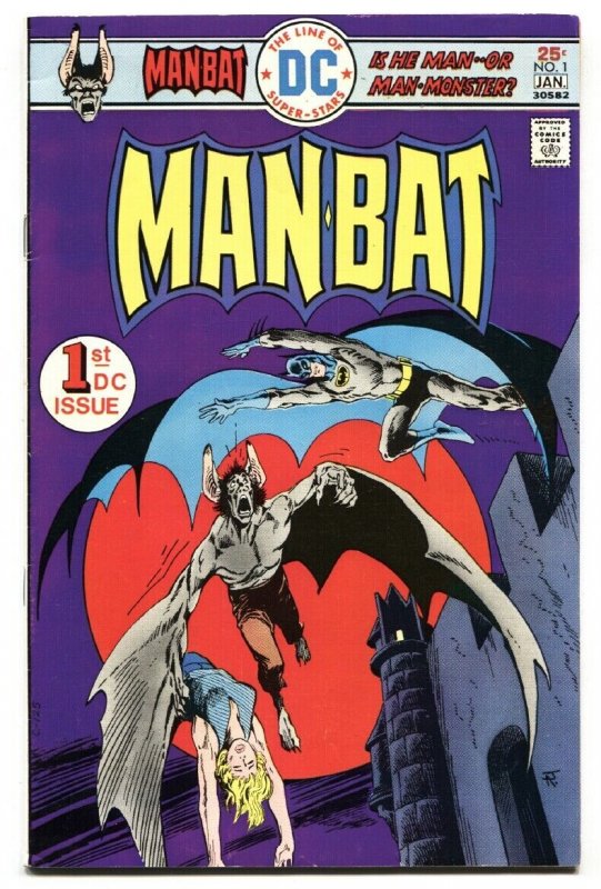 Man-Bat #1-1976 Comic Book-Batman-DC VF+