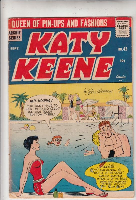 Katy Keene #42 (Nov-58) VG- Affordable-Grade Katy Keene