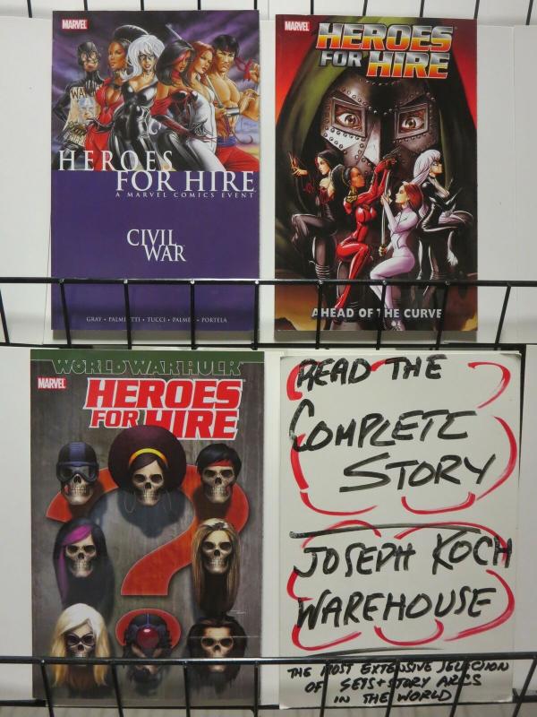 HEROES FOR HIRE TPB (2007-2008) vol.1-3  COMPLETE !