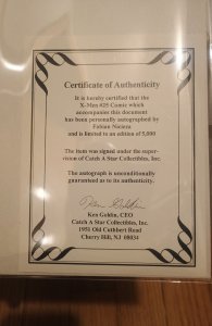 X-Men #25 (1993) Signed by Fabian Nicieza w/COA NM