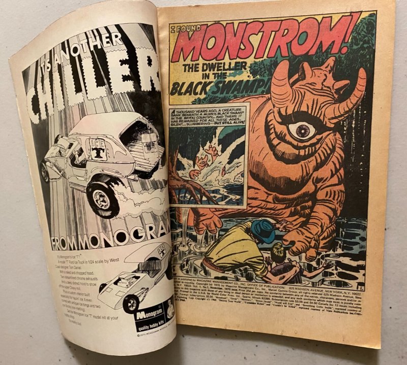 Fear #1 Marvel (4.0 VG) (1970)