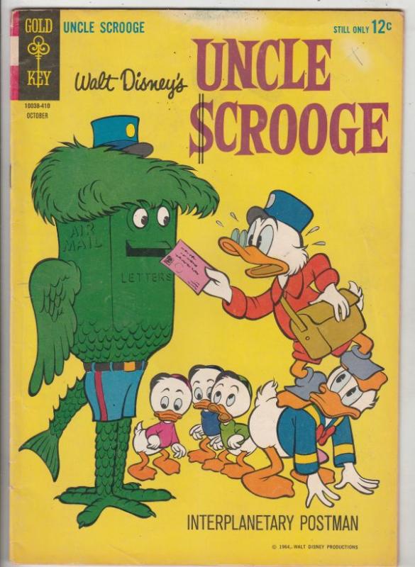 Uncle Scrooge, Walt Disney #53 (Oct-64) VG+ Affordable-Grade Uncle Scrooge