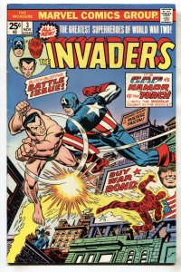 The Invaders #3 1975- comic book-Marvel Bronze Age- 1st U-Man