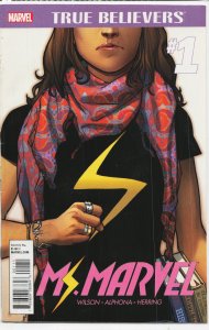 Ms. Marvel #1 True Believers Cover (2014) Ms. Marvel