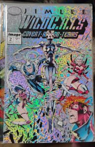 WILDCATS # 2  1992 IMAGE JIM LEE HOLOGRAM COVER  NO COUPON  COVERT ACTION TEAMS