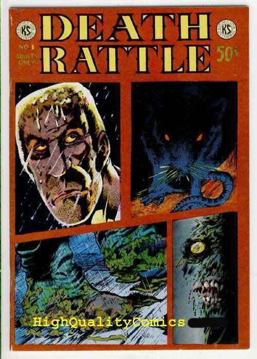 DEATH RATTLE #3, VF+, 1st, Horror, Rats, Veitch,1973, Underground,more in store