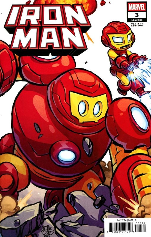 Iron Man #3 2026 Skottie Young Cover B Marvel Comics EB91