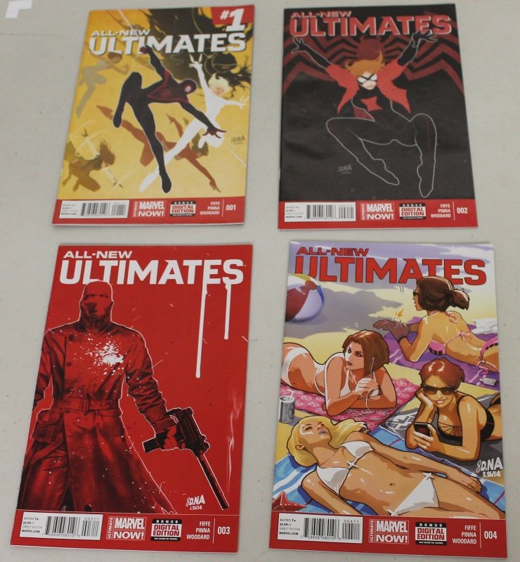 All New Ultimates #1-4 (1,2,3,4) Complete Set 