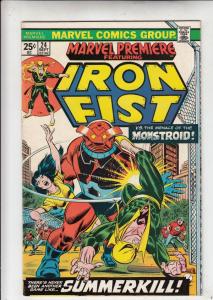 Marvel Premier #24 (Feb-75) NM- High-Grade Iron Fist