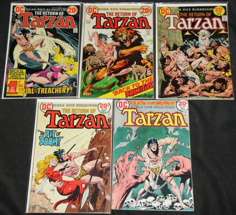 DC Bronze Age TARZAN 44  Mid-High Grade Comic Lot FN-NM many Joe Kubert art