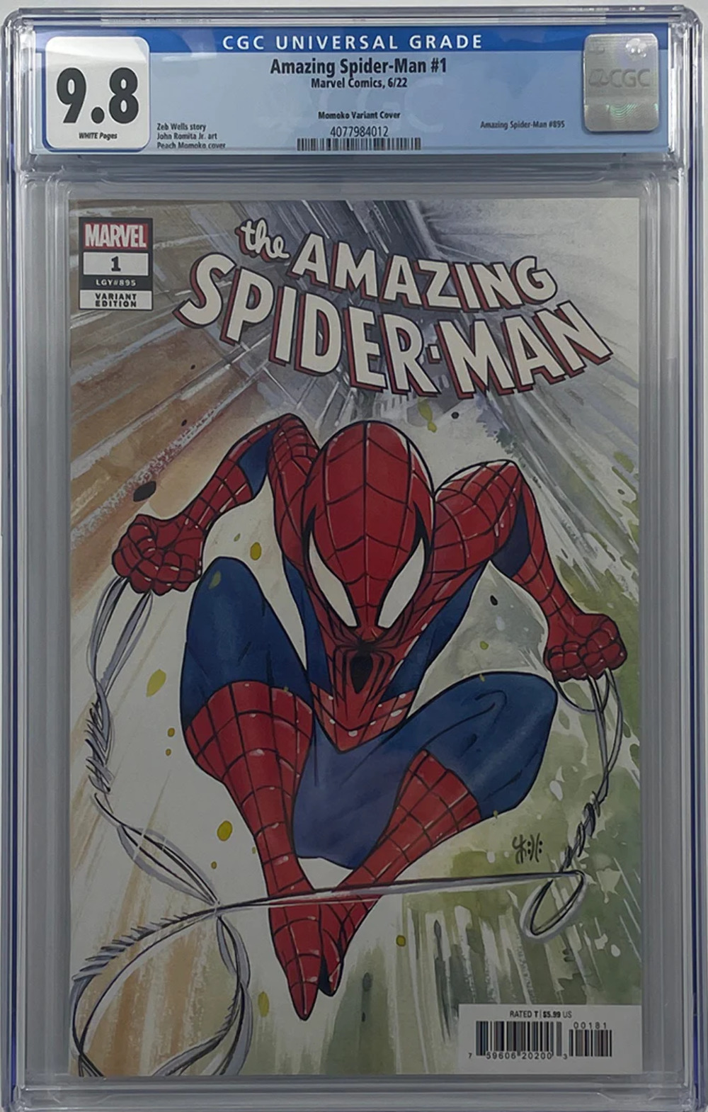 Amazing Spider-Man #1 | Peach Momoko Variant | CGC  | Comic Books -  Modern Age, Spider-Man / HipComic