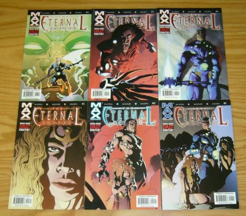 the Eternal #1-6 VF/NM complete series - marvel max - chuck austen - kev walker