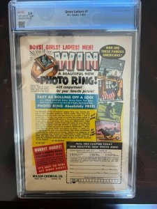 Green Lantern #7 (1961) - CGC 5.0! 1st SINESTRO!!!!