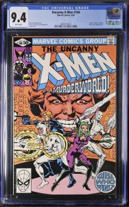 X-Men #146 CGC 9.4 White Pgs Murderworld Dr Doom Miss Locke Arcade Dave Cockrum