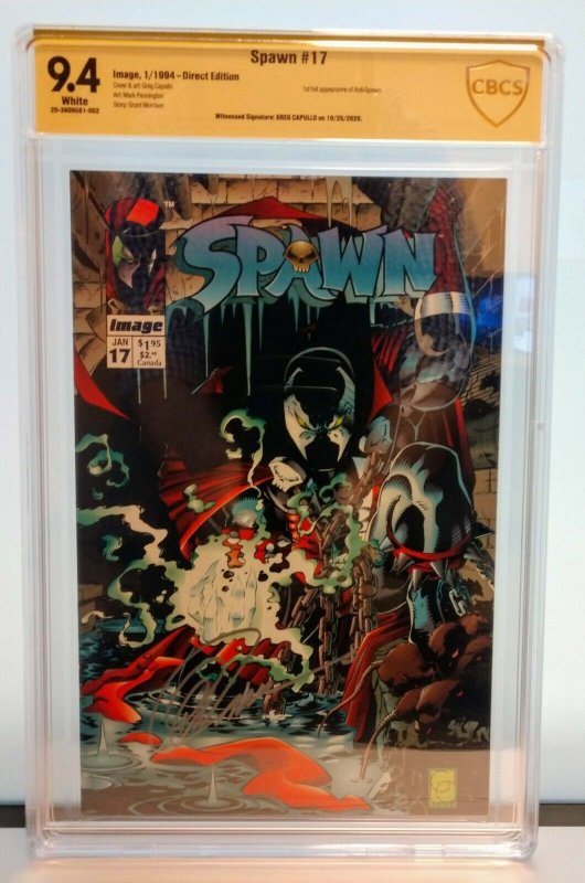 Spawn #16, 17, 18 signed by Capullo