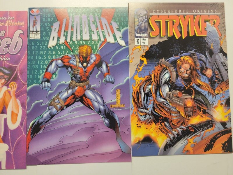 3 Image America's Best Comics #1 Blindside #2 Stryker #5 The Cobweb 63 TJ10