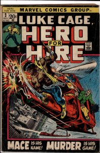 Hero for Hire #3 (1972) Luke Cage [Key Issue]