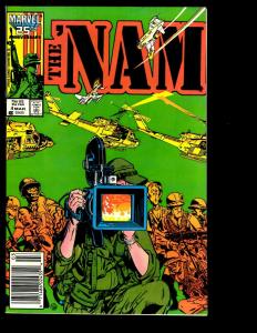 Lot of 12 The 'Nam Marvel Comic Books 1 2 3 4 5 6 7 8 9 10 11 12 Vietnam War DS1