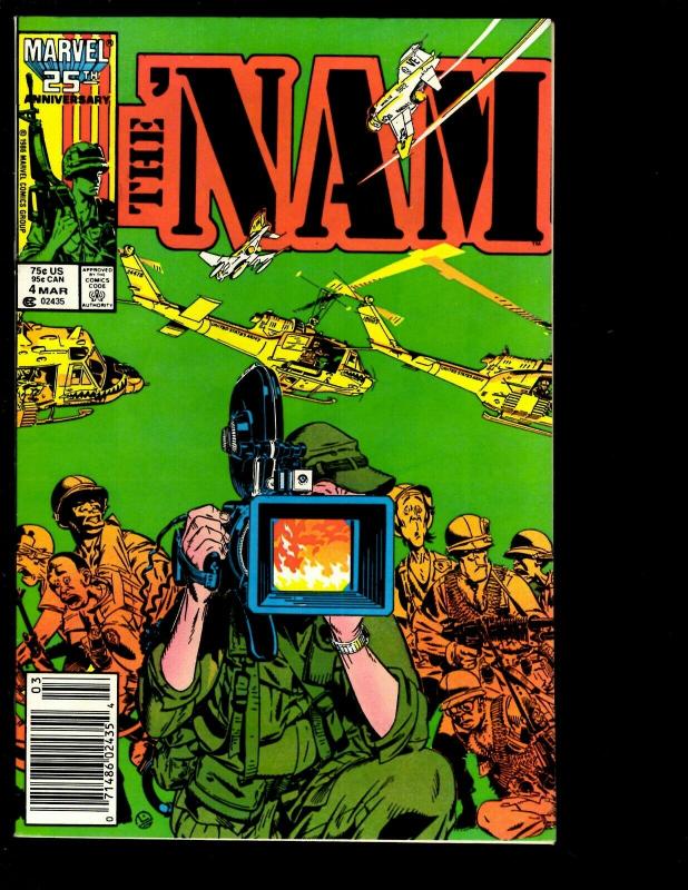 Lot of 12 The 'Nam Marvel Comic Books 1 2 3 4 5 6 7 8 9 10 11 12 Vietnam War DS1