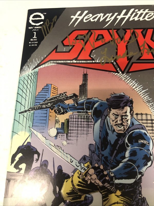 Spyke (1993) # 1 (VF) Variant • Epic Comics • Signed Baron • Reinhold • Lessman