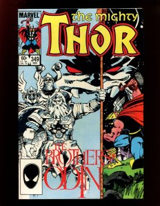 MIGHTY THOR #349 - DIRECT EDITION - ORIGIN OF ODIN FORCE (9.2) 1984