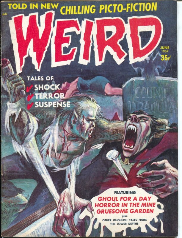 Weird Vol. 2 #4 1967-Rulah, Jungle Girl-monsters-weird menace-VG