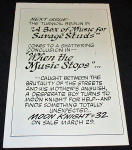Moon Knight #31 (1983)