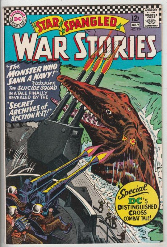 Star Spangled War Stories #127 (Jul-66) VF/NM High-Grade Dinosaur