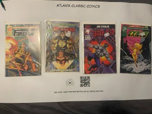 Malibu Comics, Ultraverse Exiles, Breed, Solution, Firearms#1 2 3 4 18 MT2