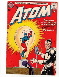 The Atom #8 (1963)  VF High-Grade The Atom vs Dr. Light Utah CERT! Wow!