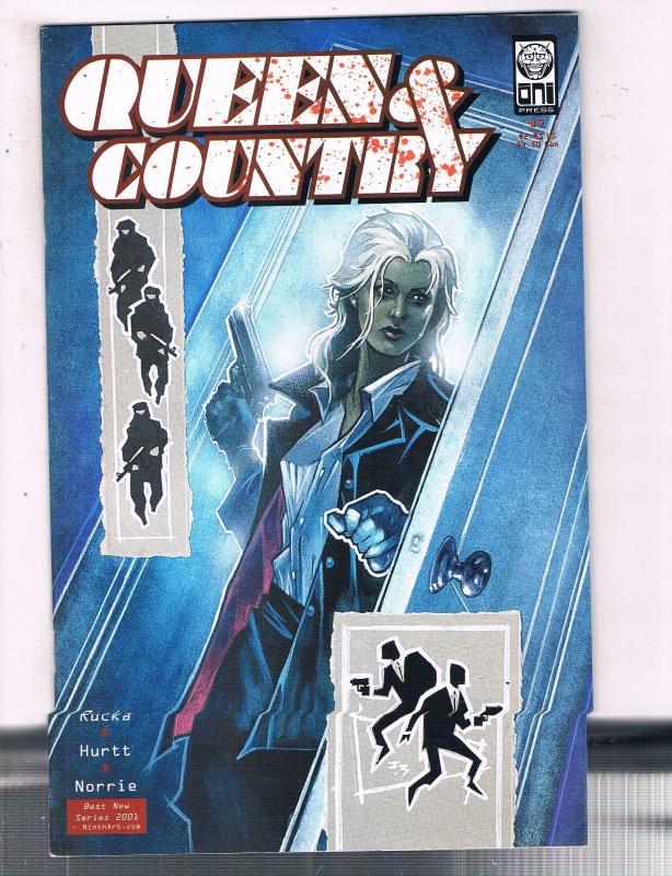 Lot Of 7 Queen & Country Oni Press Comic Books # 1 2 3 4 5 6 7 Greg Rucka CH2