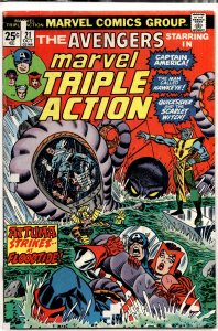 Marvel Triple Action #21 (1974) The Avengers