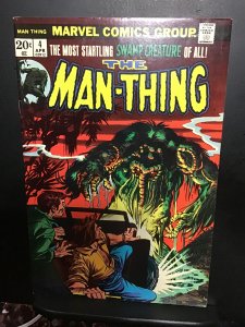 Man-Thing #4 (1974)  High-grade 4th edition key! Oregon cert. Foolkiller