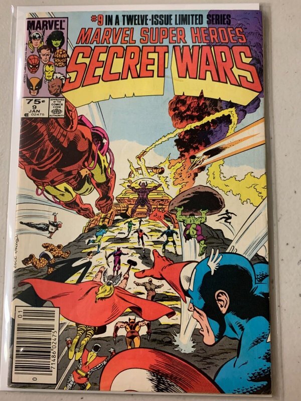 Marvel Super Heroes Secret Wars #9 newsstand 5.0 (1985)