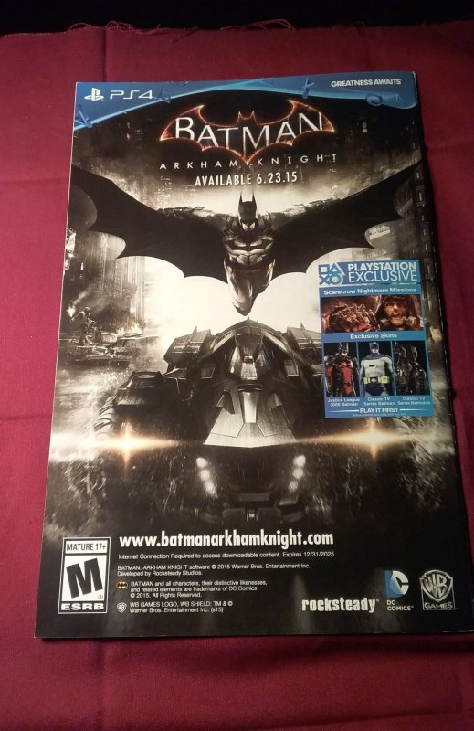 Batman: Arkham Knight #1 Arcade Block Cover (2015)