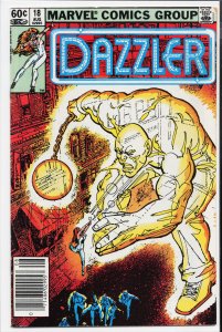 Dazzler #18 Newsstand Edition (1982) Dazzler