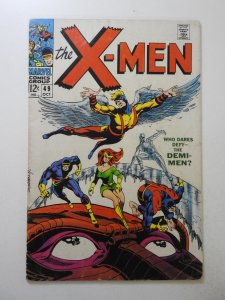 The X-Men #49 (1968) PR Condition last page missing does not impact story