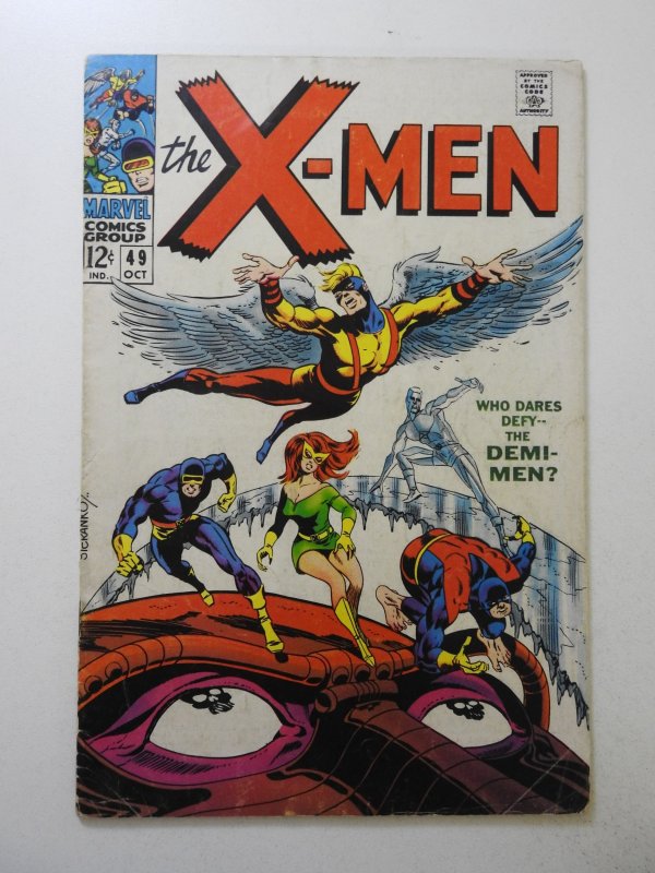 The X-Men #49 (1968) PR Condition last page missing does not impact story