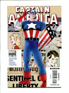 Captain America #50 - Signed Luke Ross / 2nd Print Variant (9.0) 2009