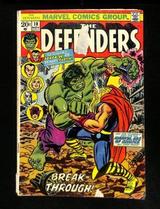 Defenders #10 Thor Vs Incredible Hulk!  Avengers-Defenders crossover!