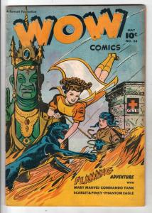 Wow #54 (May-47) FN- Mid-Grade Mary Marvel