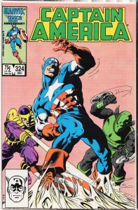 Captain America #324 (1986) Captain America [Key Issue]