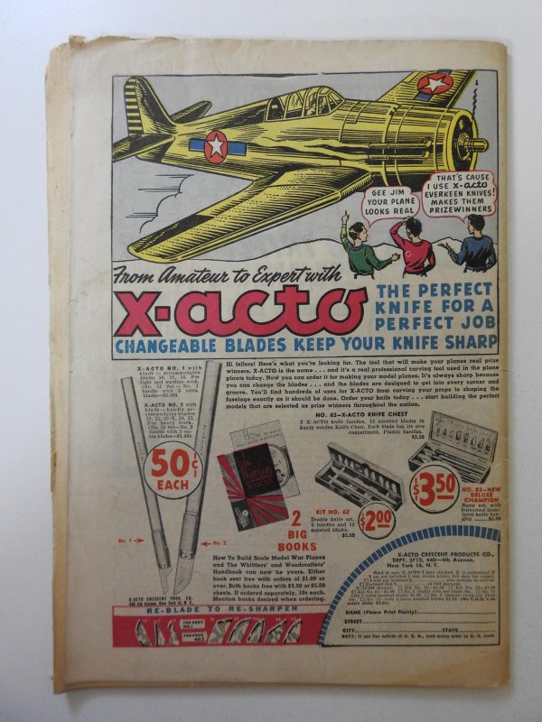 Ace Comics #93 (1944) GD Condition centerfold detached