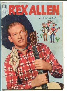 REX ALLEN #4-1952-DELL-PHOTO BACK AND FRONT COVER-B-WESTERN STAR-vg+