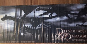 Dungeons and Dragons Original movie theater (vinyl) banner (2000)