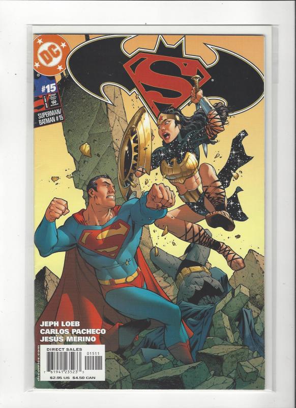 Superman/Batman #15 DC Comics  Carlos Pacheco Art NM