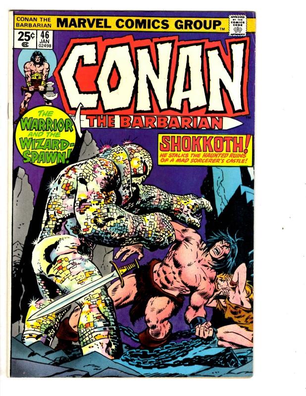 5 Conan the Barbarian Marvel Comic Books # 45 46 47 48 49 Red Sonja Buscema CB4